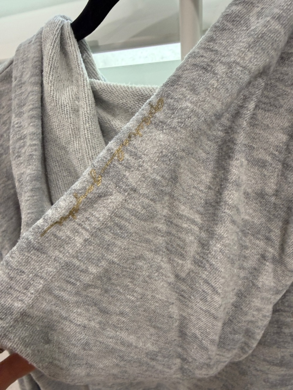 Spiritual Gangster Gray 'Warrior' Cropped Hoodie - Picture 3 of 4